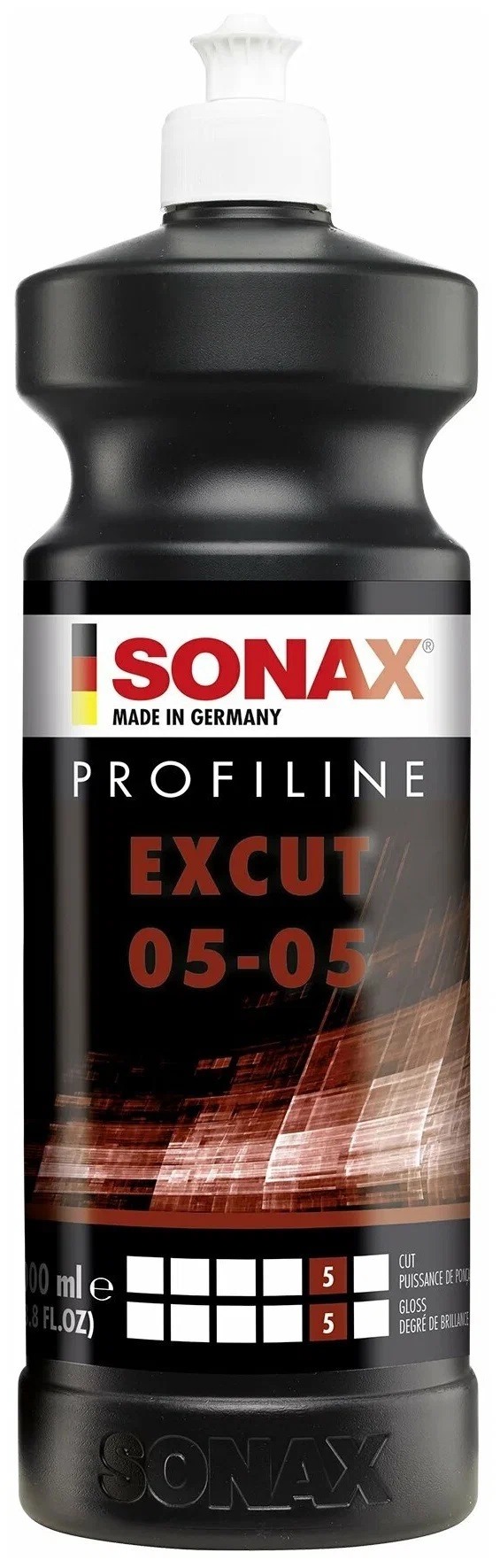Абразивный полироль Sonax, ProfiLine ExCut, 05-05, для орбитальных машинок 1л (245300)