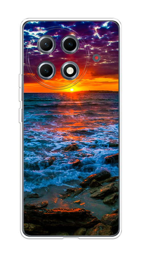 

Чехол на Tecno Camon 30S Pro Закат 1, Оранжевый;синий, 309550-1