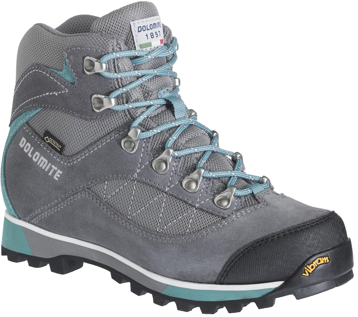 фото Ботинки dolomite zernez gtx w's, gunmetal grey/dusty teal green, 5.5 uk