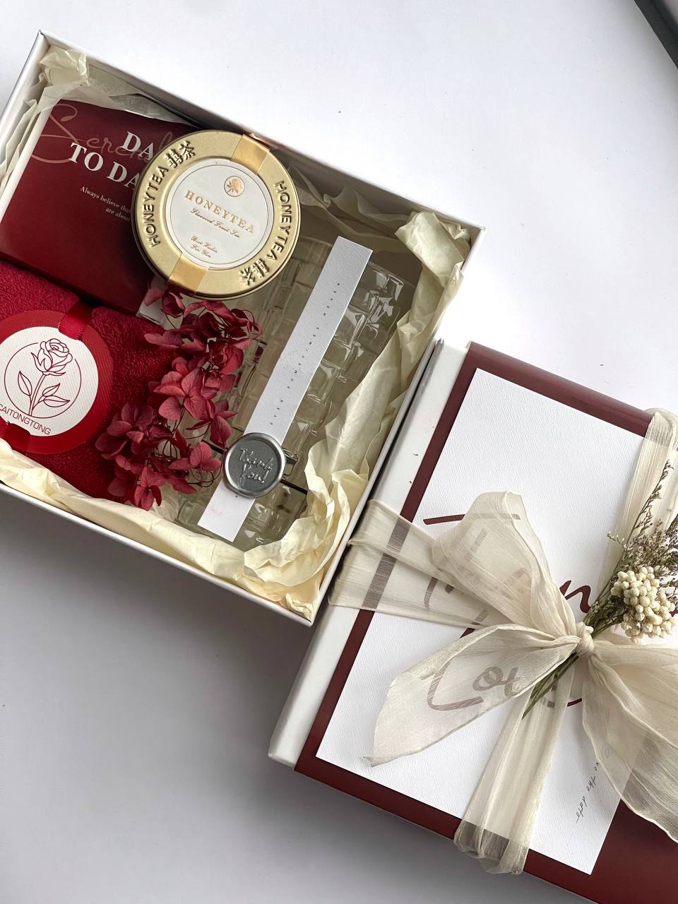 

Подарочный набор My Joy Box для женщин на Новый год и День рождения, 5 предметов, Box "Новогоднее чаепитие"