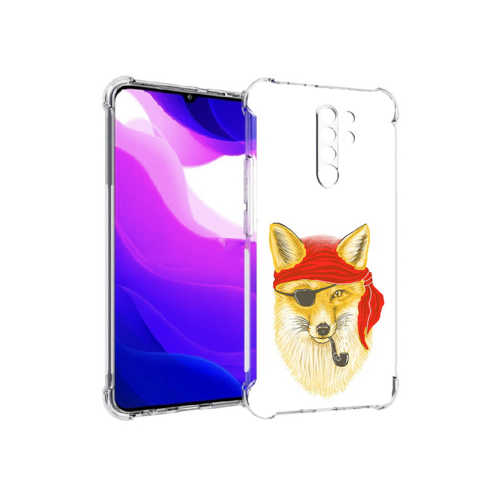 Чехол MyPads Tocco для Xiaomi Redmi 9 лиса-пират (PT150826.259.440)