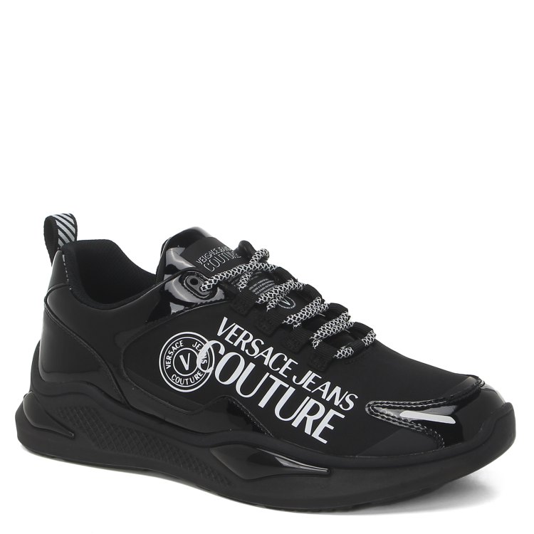 

Кроссовки мужские Versace Jeans Couture 74YA3S1B черные 40 EU, Черный, 74YA3S1B