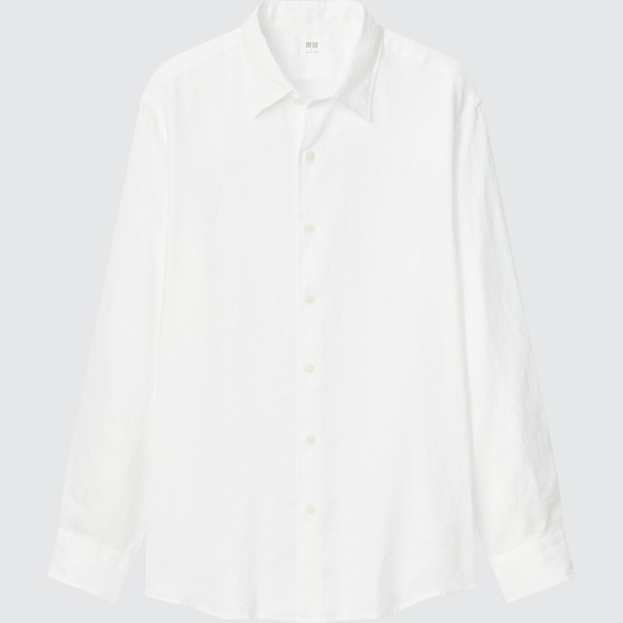

Рубашка мужская UNIQLO 448959COL00 белая S (доставка из-за рубежа), 448959COL00
