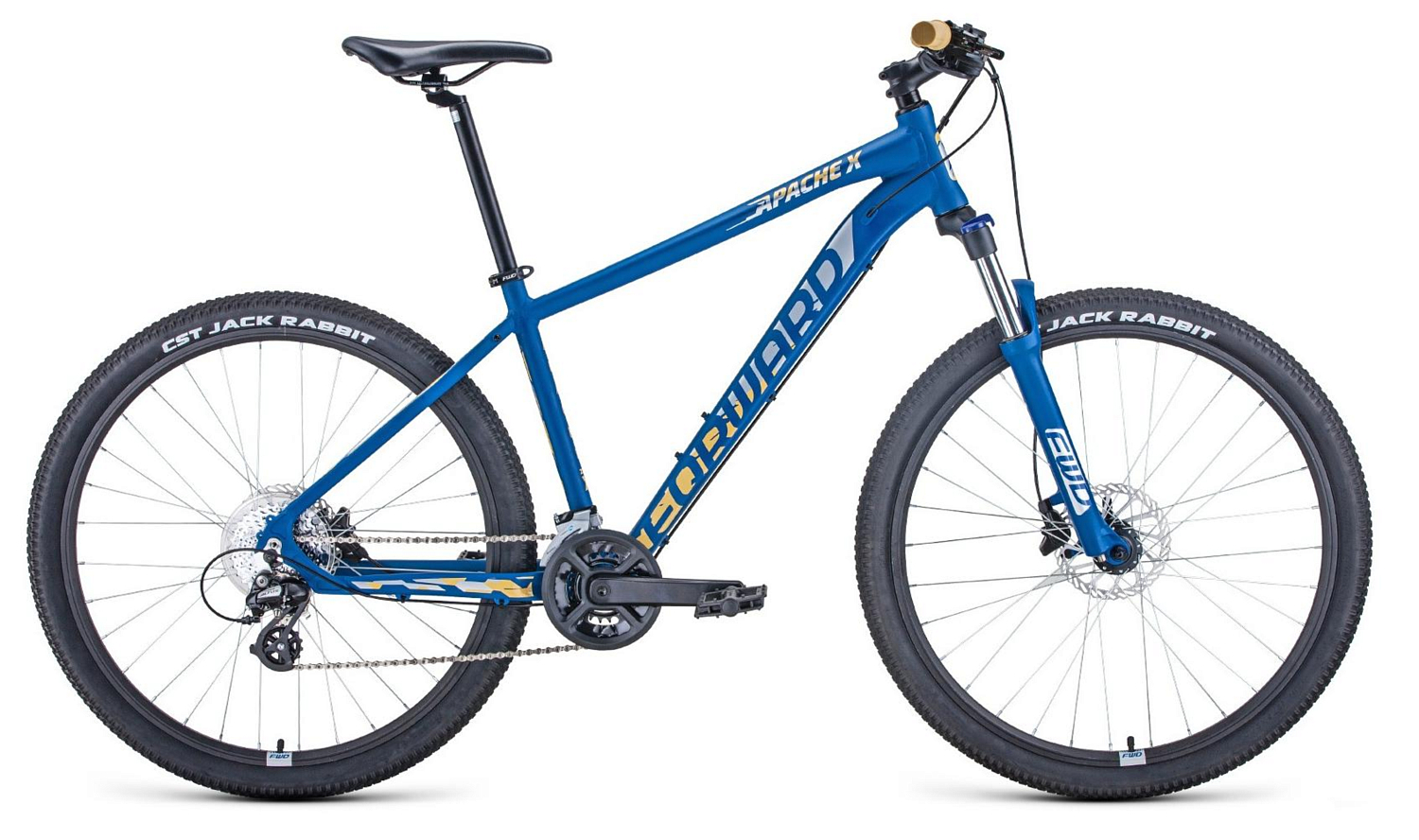 фото Велосипед forward apache 27,5 x 2021 19" синий