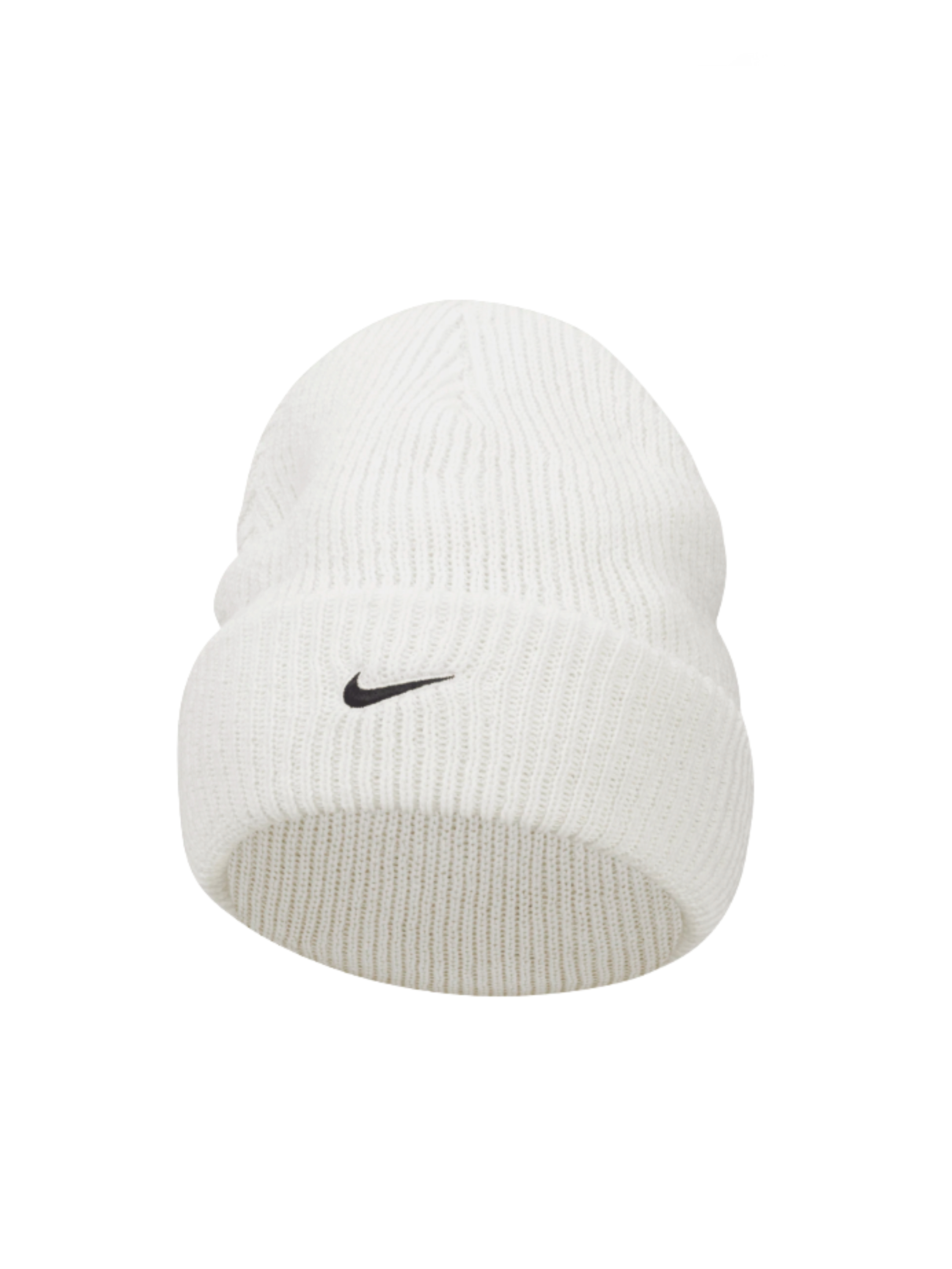 Шапка бини мужская Nike Peak Tall Cuff Swoosh белая, one size