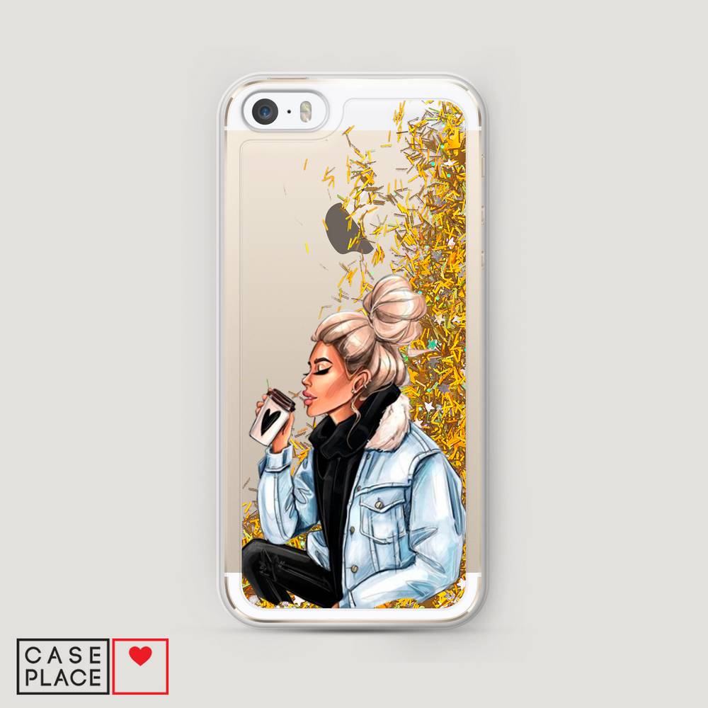 

Чехол Awog на Apple iPhone 5 / Айфон 5 "Cute girl", 10390-1