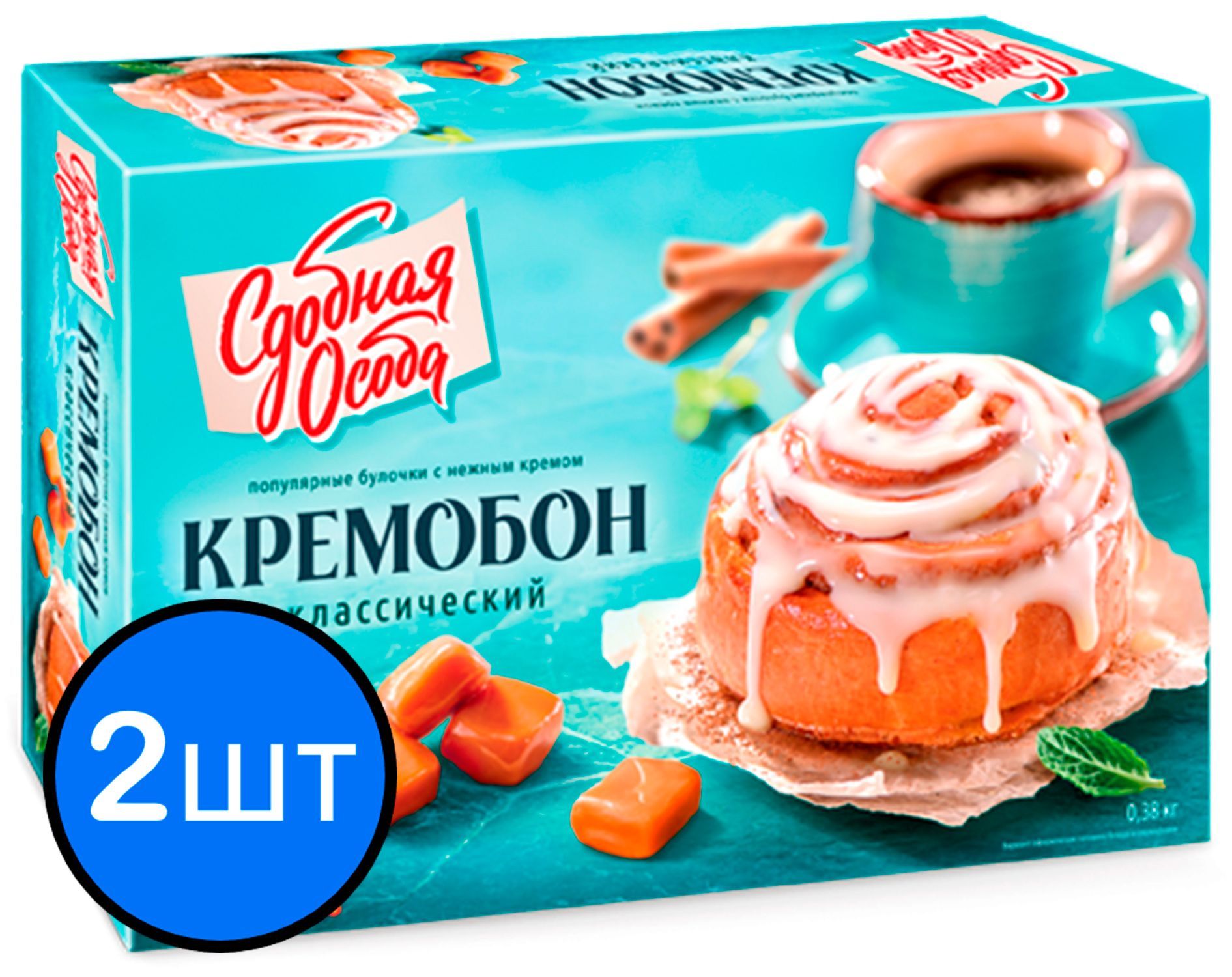 

Кремобон "Сдобная Особа" Классический, 380г х 2шт
