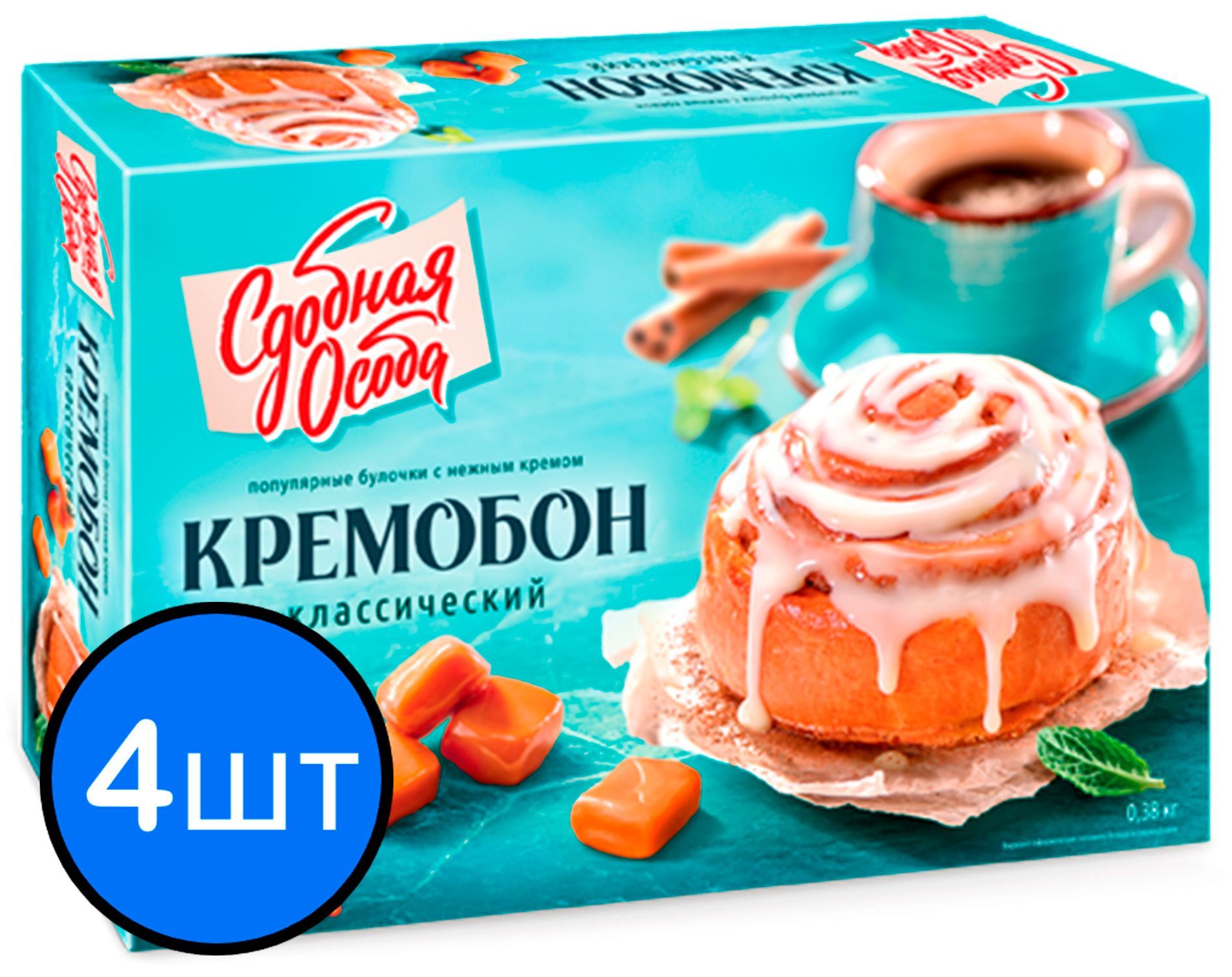 

Кремобон "Сдобная Особа" Классический, 380г х 4шт