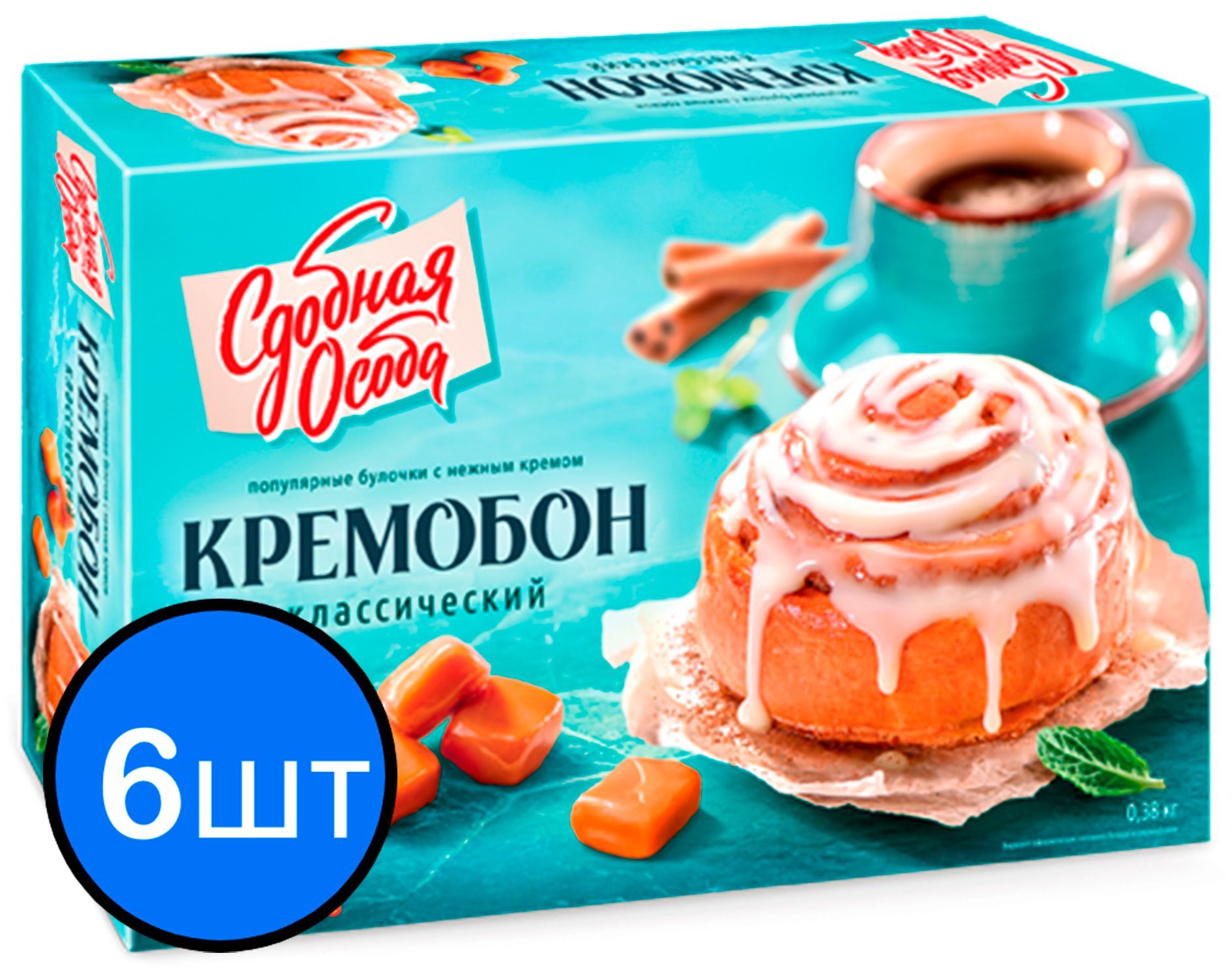 

Кремобон "Сдобная Особа" Классический, 380г х 6шт