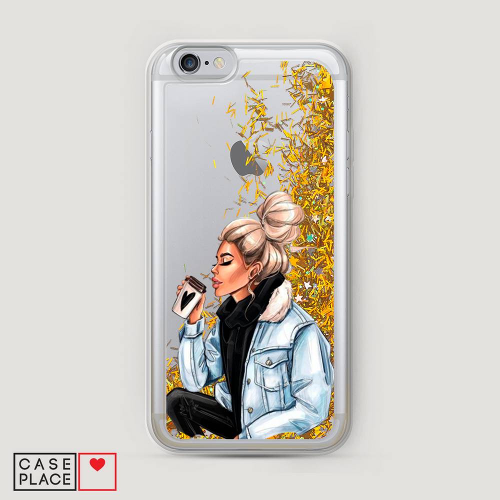 

Чехол Awog на Apple iPhone 6 / Айфон 6 "Cute girl", Разноцветный, 10490-1