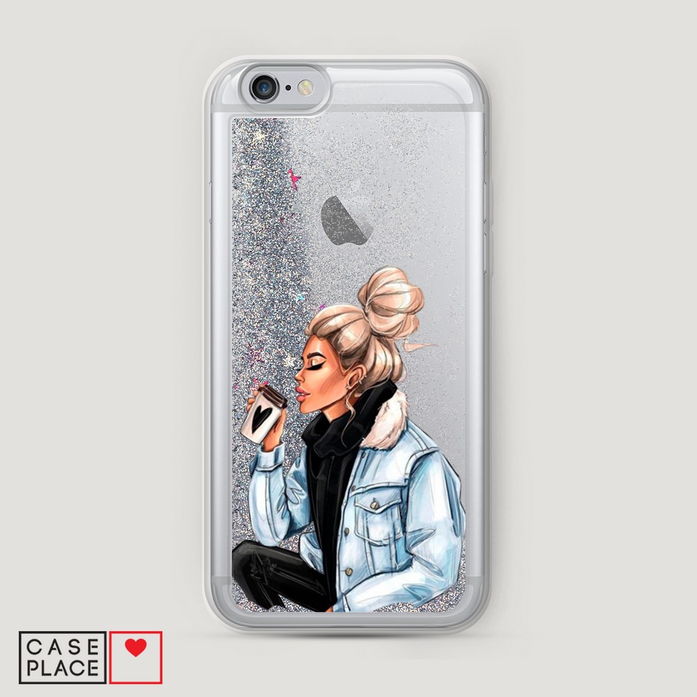 

Чехол Awog на Apple iPhone 6 / Айфон 6 "Cute girl", Разноцветный, 10491-1