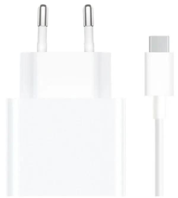 

Сетевое зарядное устройство Xiaomi 33W Charging Combo + кабель Type-C, 3 А, 1 м, белый, 33W Charging Combo