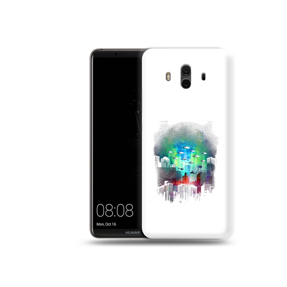 

Чехол MyPads Tocco для Huawei Mate 10 город в свечении (PT88364.53.296), Прозрачный, Tocco