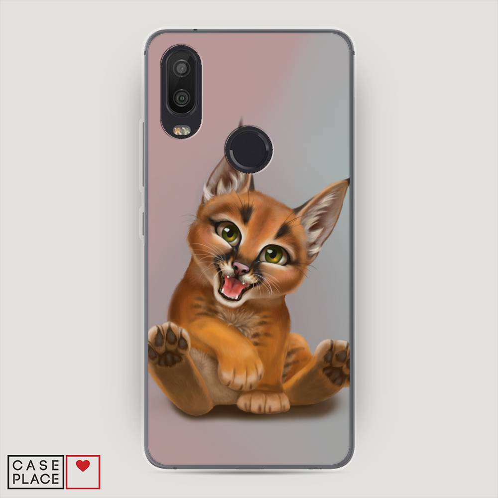 

Чехол Awog на BQ Aquarius X2 Pro / BQ Аквариус X2 Pro "Малыш рыси", 200650-1