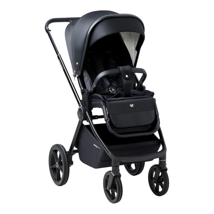 

Детская коляска Sweet Baby 2 в 1 Elegante Chrome Black, Black