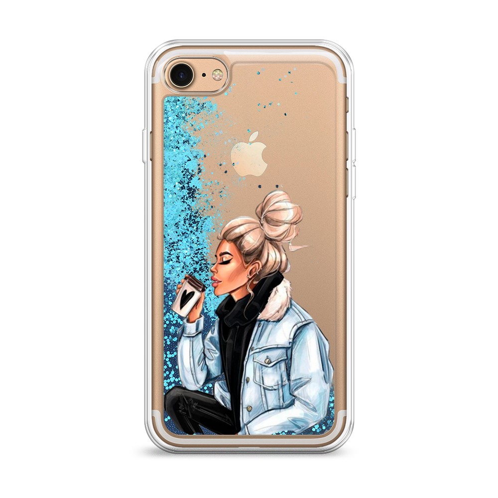 

Чехол Awog на Apple iPhone 8 / Айфон 8 "Cute girl", Разноцветный, 10893-1