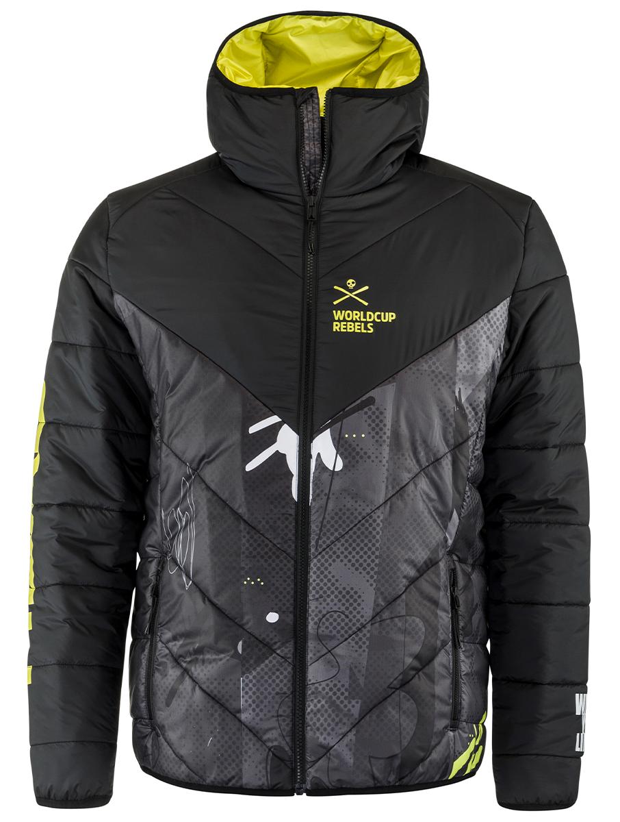 фото Куртка head race star light jacket m, black/yellow race, 3xl int