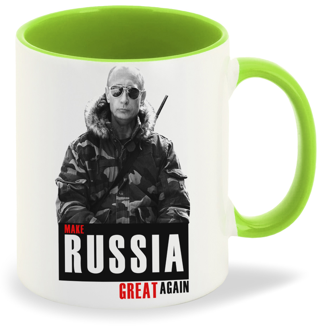

Кружка CoolPodarok Путин RUSSIA, Путин RUSSIA
