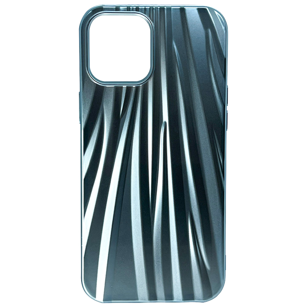 

Силиконовый чехол под металл для iPhone 13 Pro, iGrape (Голубой)