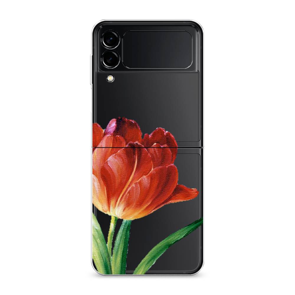 

Чехол Awog "Красный тюльпан" для Samsung Galaxy Z Flip 3