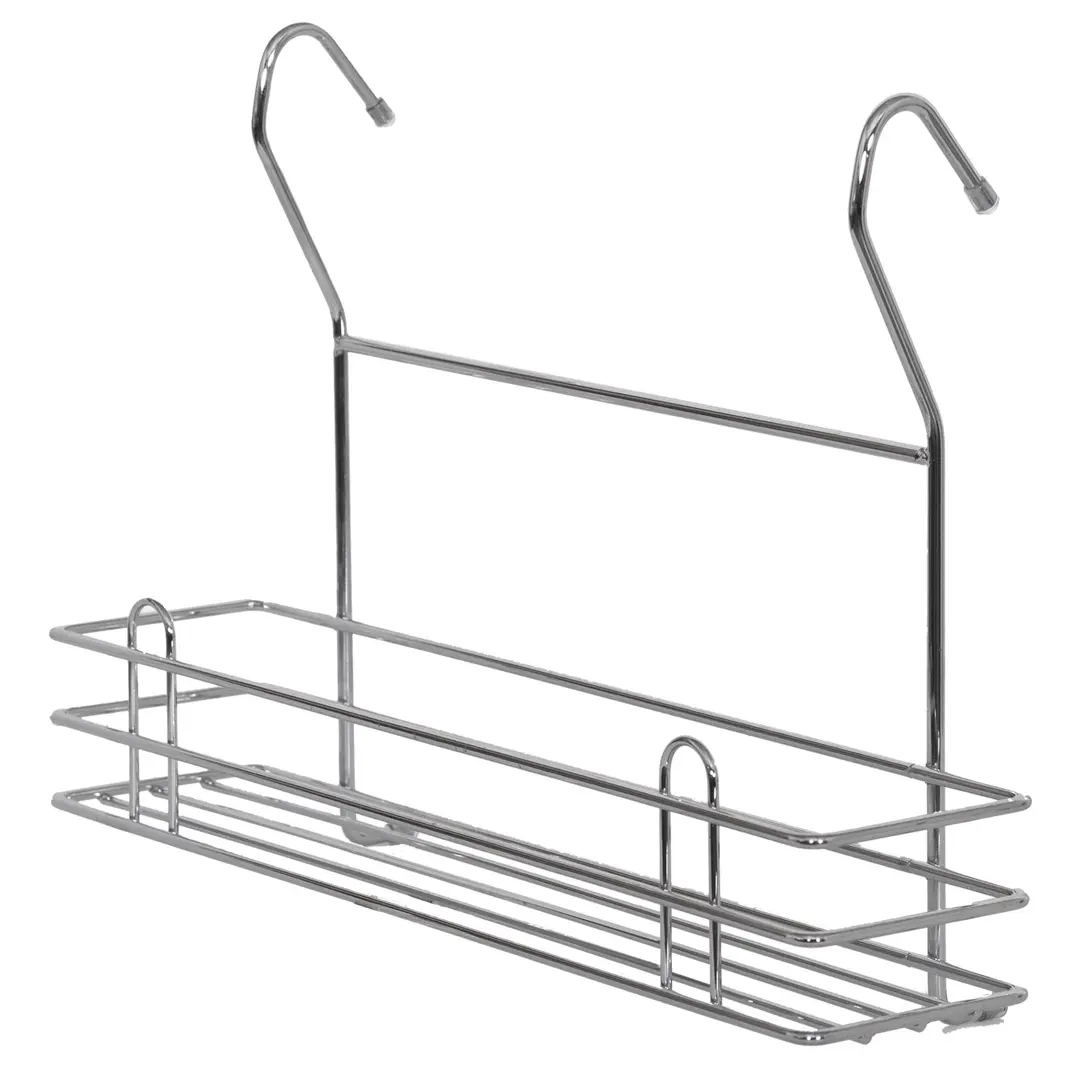 

Полка узкая Delinia 35x10.5x25 см сталь цвет хром, Серебристый