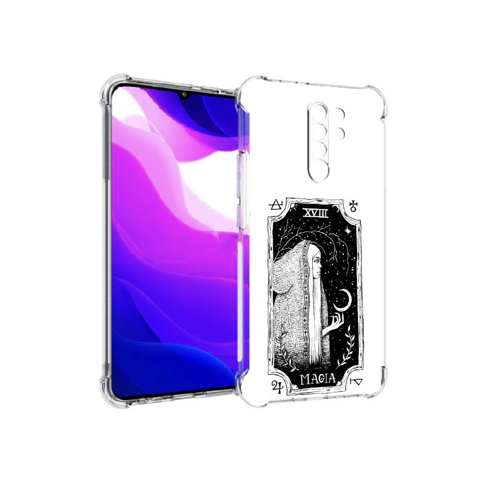 

Чехол MyPads Tocco для Xiaomi Redmi 9 лунная магия (PT150826.259.447), Прозрачный, Tocco