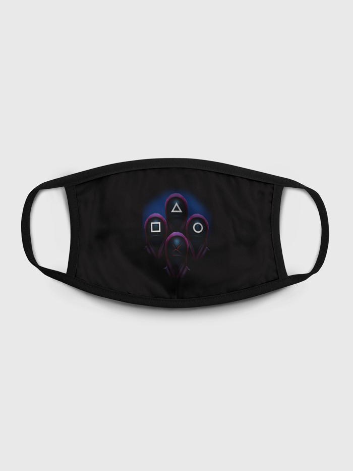 

Многоразовая маска унисекс Burnettie Игра В Кальмара, Разноцветный, Игра В Кальмара
