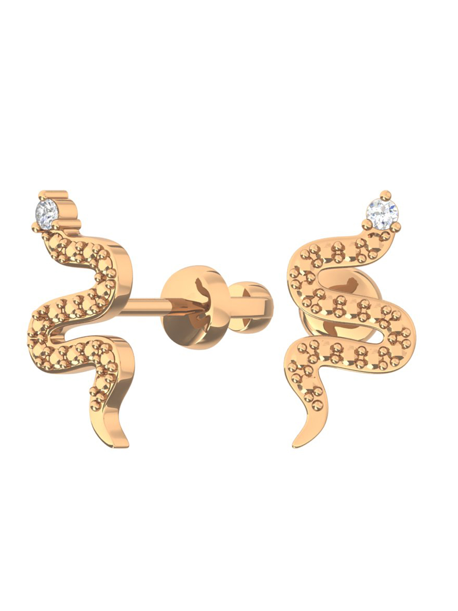 

Серьги из золота с фианитом POKROVSKY JEWELRY 6001595-00770, 6001595-00770