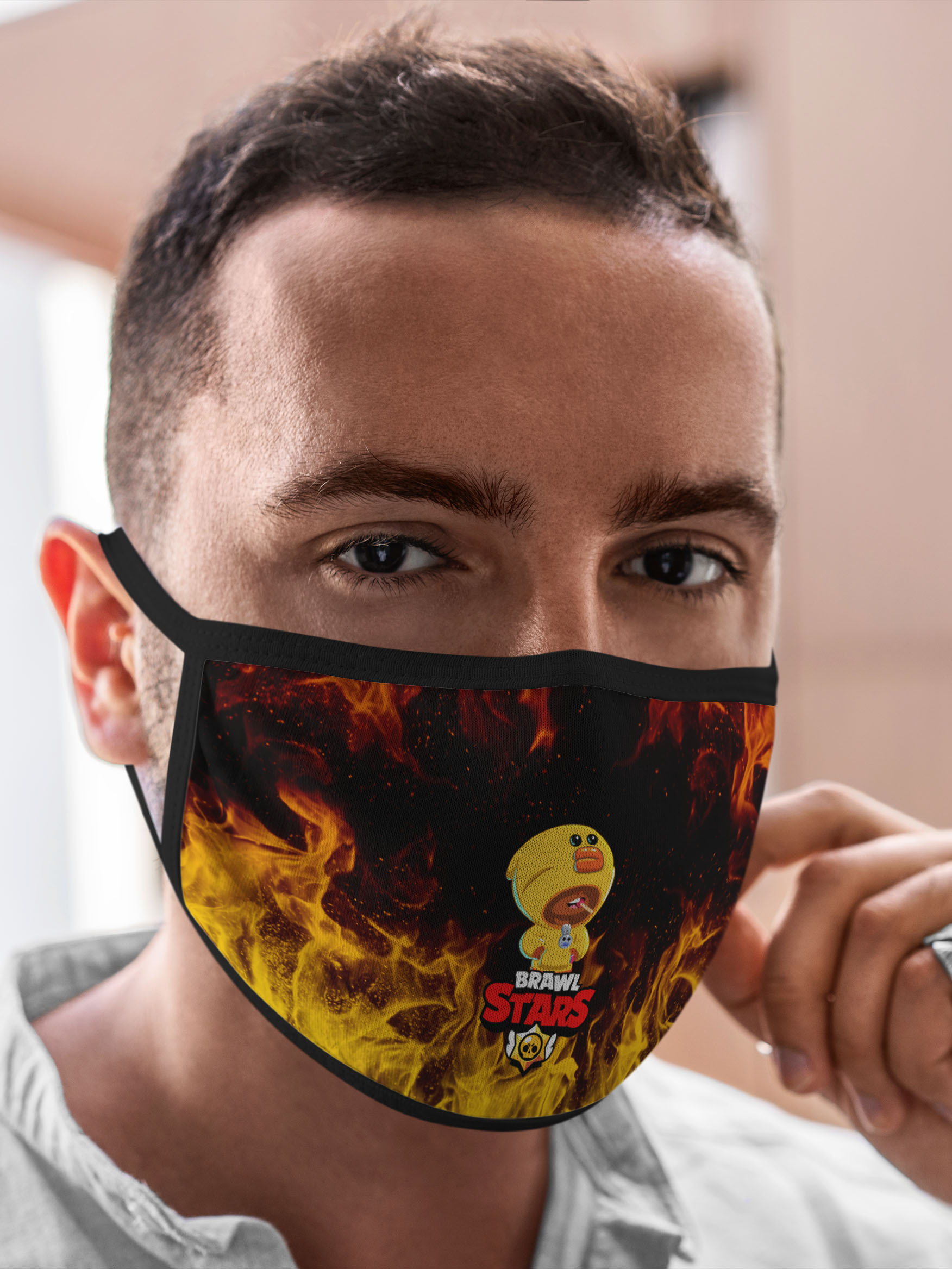 

Многоразовая маска унисекс Burnettie Brawl Stars Sally Leon, Разноцветный, Brawl Stars Sally Leon