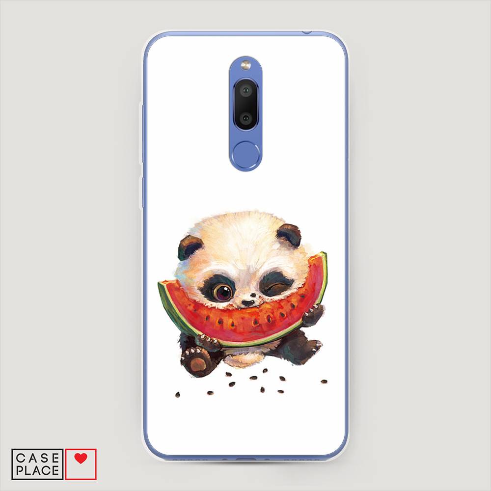 

Чехол Awog на Meizu M6T "Малыш панды с арбузом", Белый;красный, 72850-1