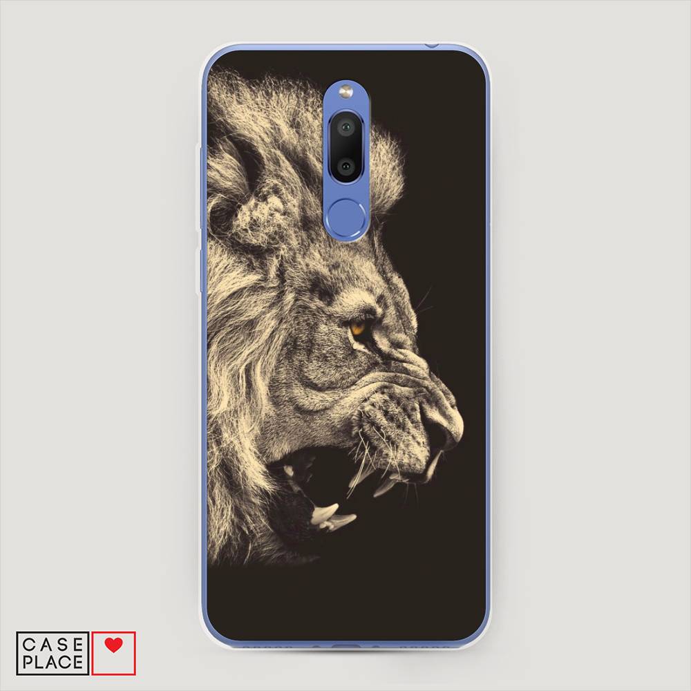 

Чехол Awog на Meizu M6T "Львиный рык 2", Бежевый;черный, 72850-1