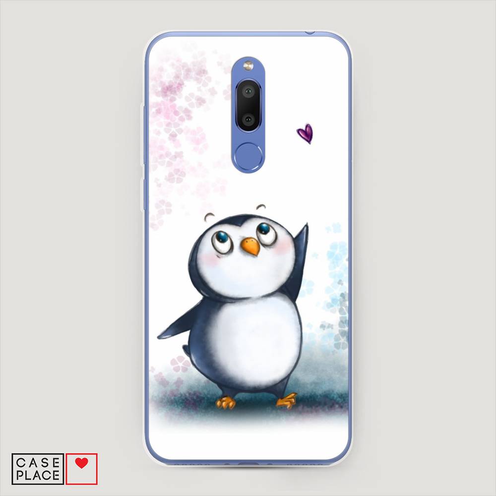 

Чехол Awog на Meizu M6T "Пингвин и сердечко", Белый, 72850-1