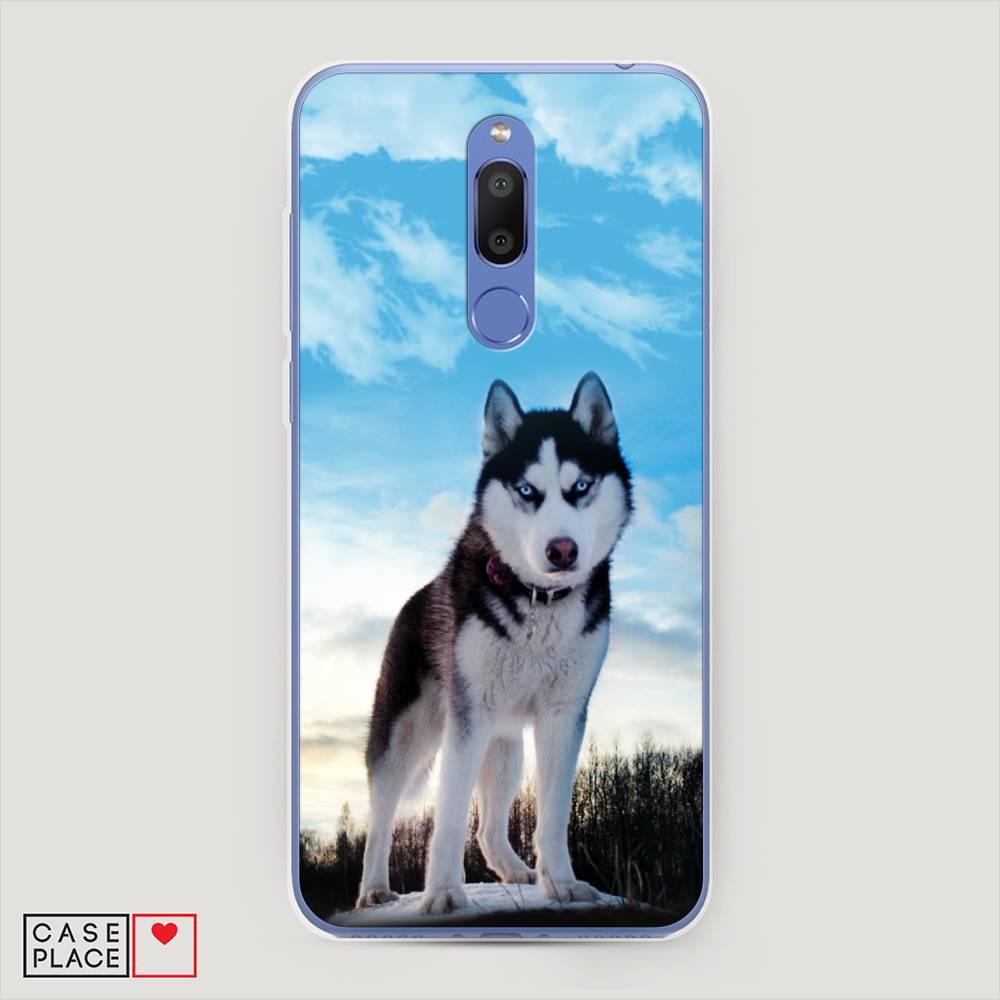 

Чехол Awog на Meizu M6T "Хаски 3", Белый;черный;голубой, 72850-2