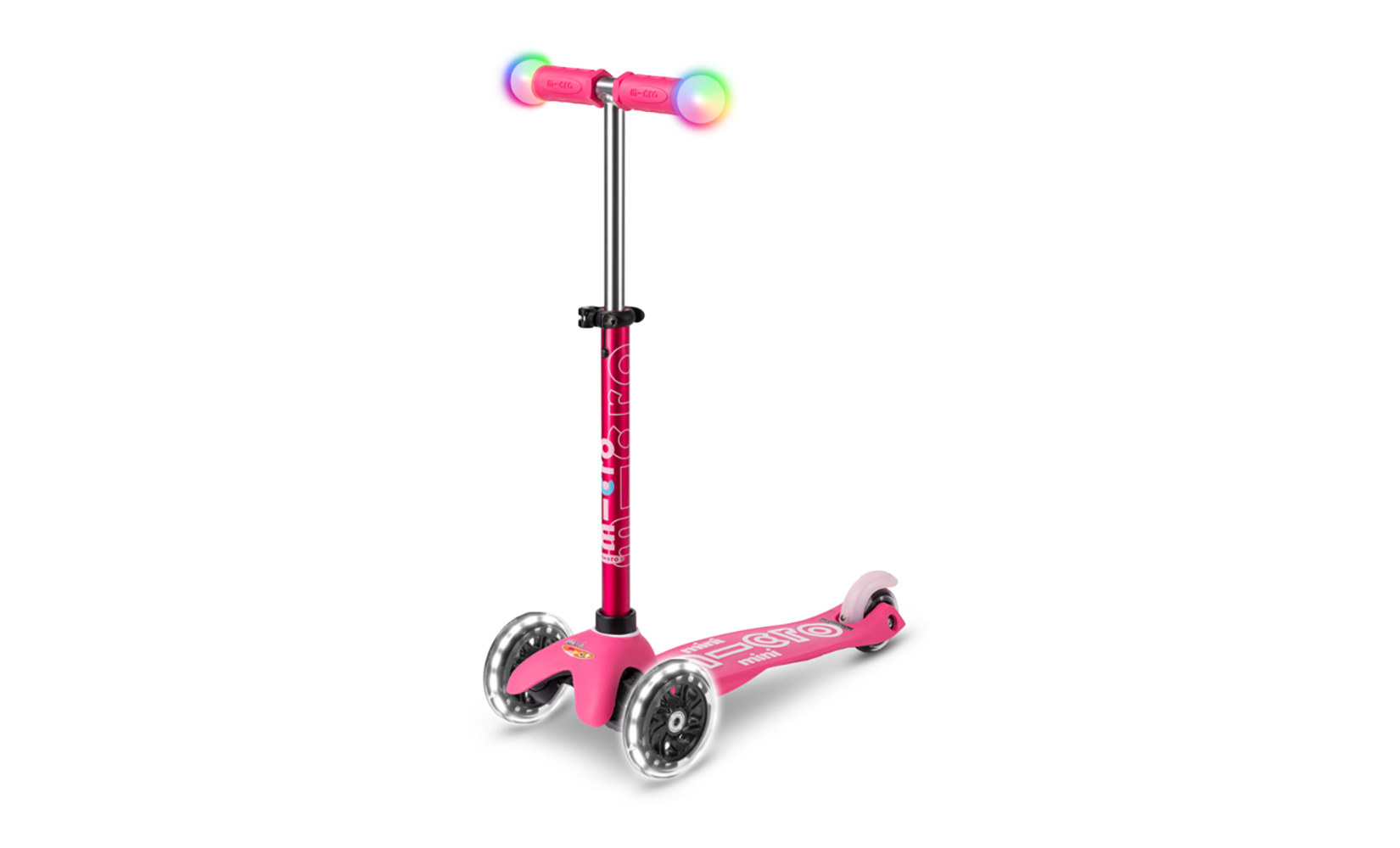Самокат Micro Mini Deluxe Magic LED 2021 Розовый MMD13 женский велосипед stinger liberty evo год 2021 розовый ростовка 20 5
