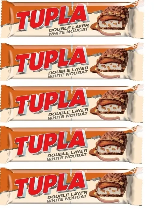 

Шоколад молочный TUPLA 48 г. х 5 шт., Шоколадный батончик