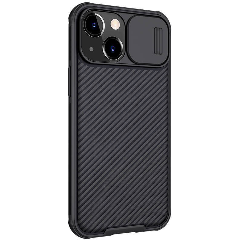 фото Накладка nillkin camshield pro case с защитой камеры для iphone 13 (черный)