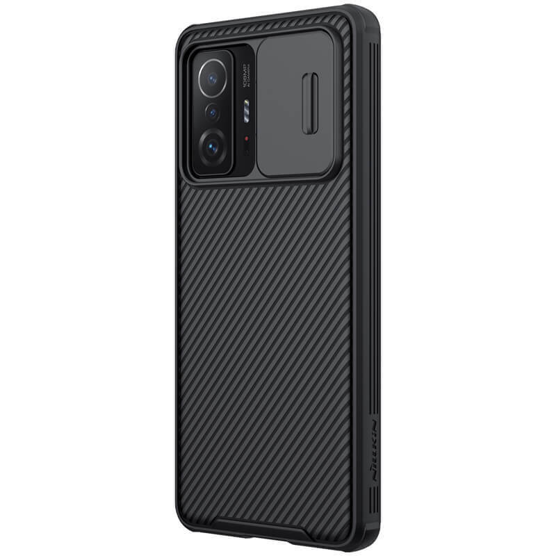 фото Накладка nillkin camshield pro case с защитой камеры для xiaomi mi 11t (pro) (черный)