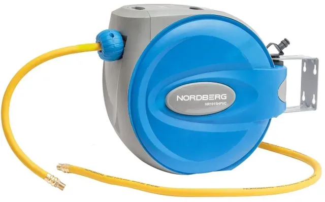

Пневматический шланг на самоскручивающейся катушке, 15 м NORDBERG HR1015HPVC