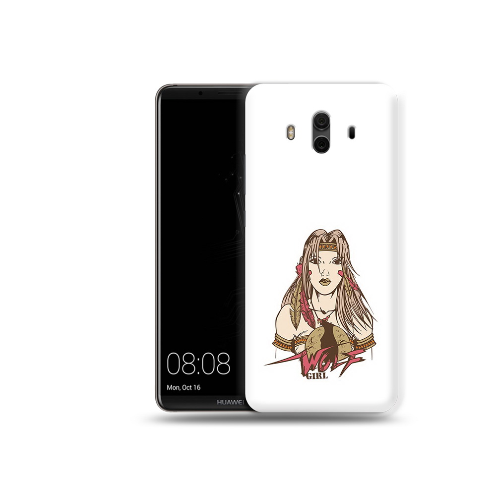 

Чехол MyPads Tocco для Huawei Mate 10 девушка волк (PT88364.53.306), Прозрачный, Tocco