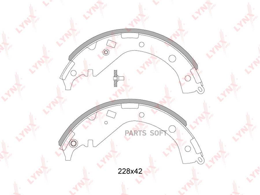 

Тормозные колодки Lynxauto BS7524