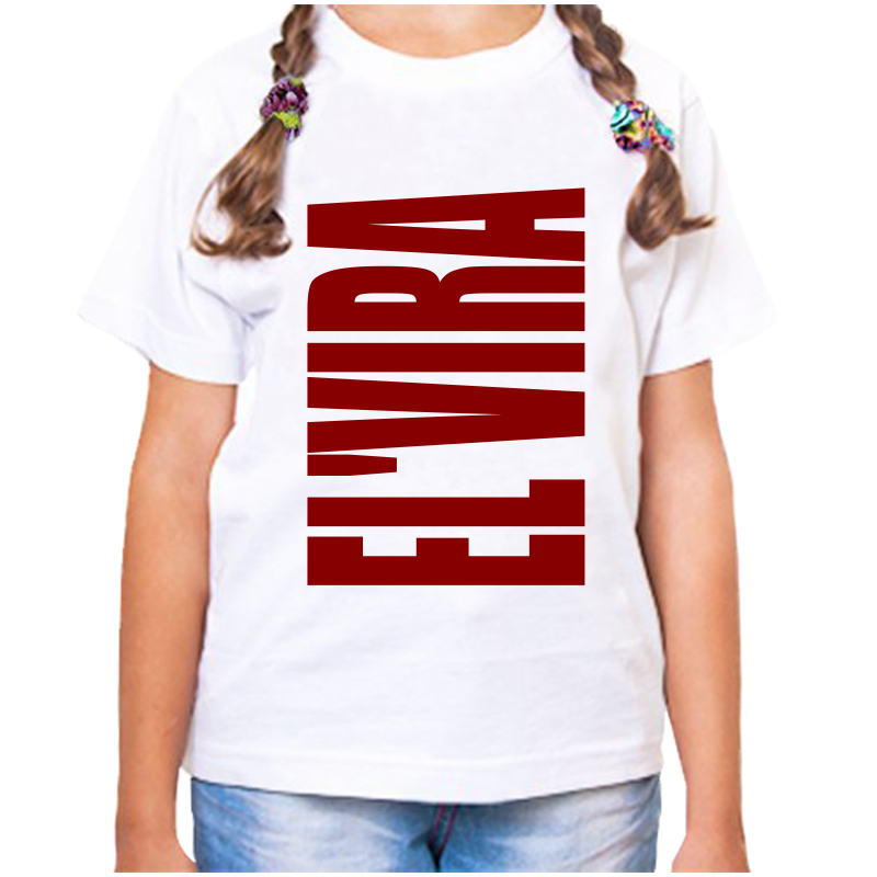 

Футболка девочке белая 30 р-р эльвира, Белый, fdd_Elvira