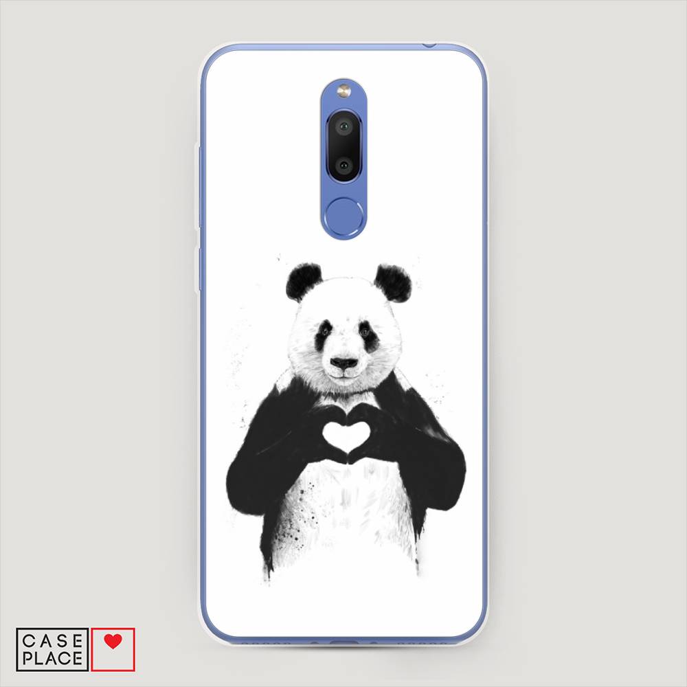 

Чехол Awog на Meizu M6T "Панда love", Серебристый, 72850-10