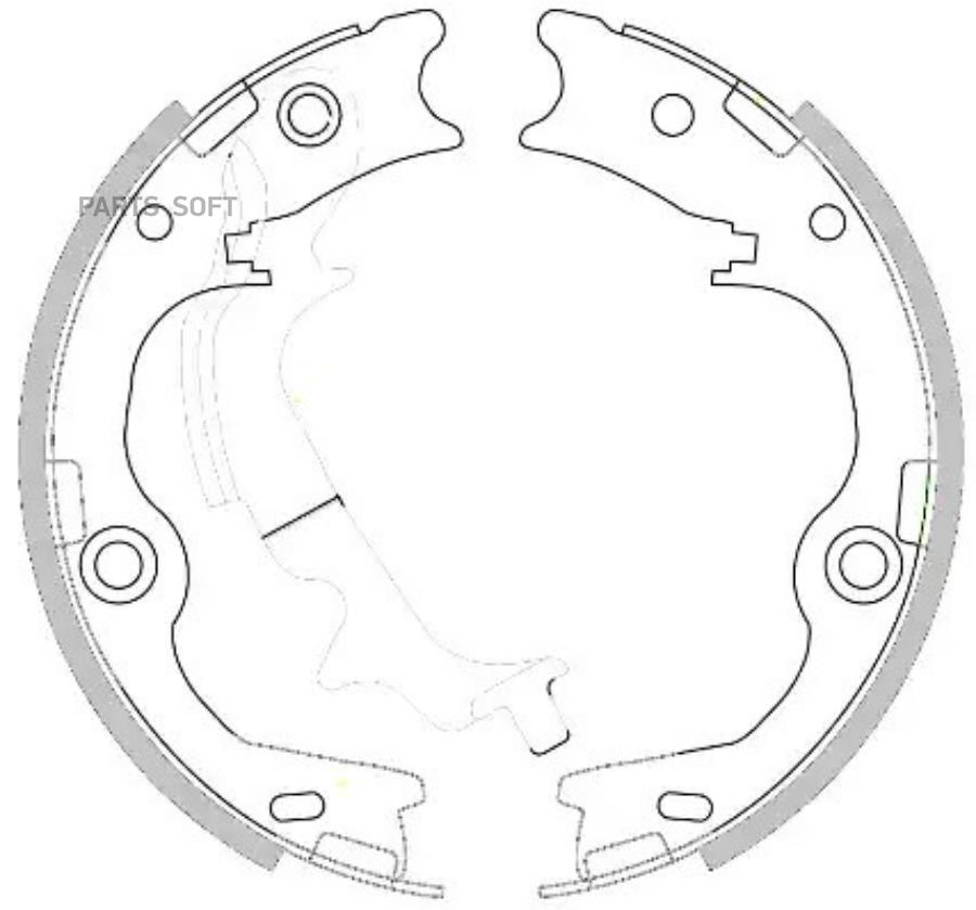 

Тормозные колодки Remsa 425200