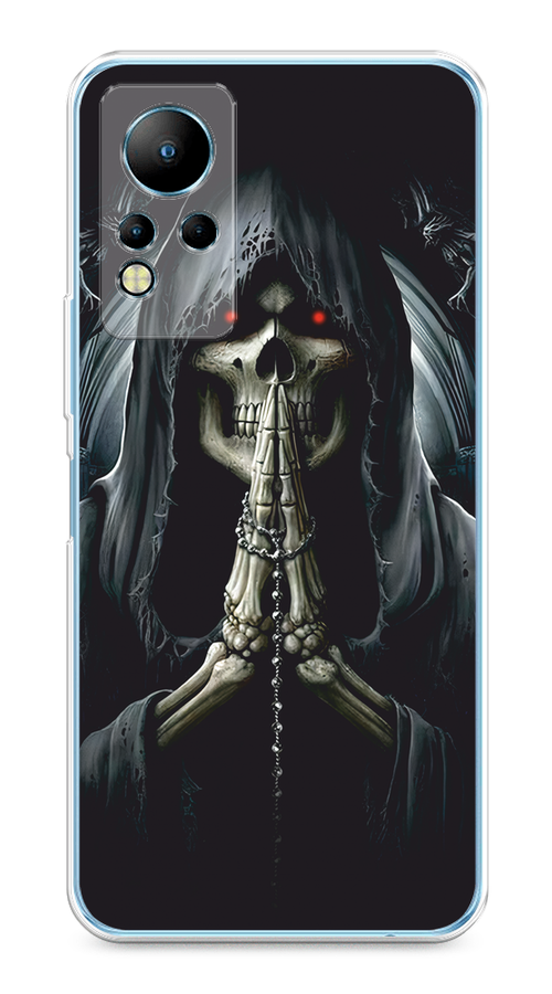 

Чехол на Infinix Note 11/12 G88 "Молитва", Серый, 3100450-1