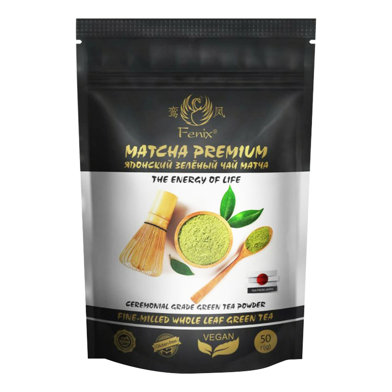 Чай зеленый Fenix Matcha Premium матча листовой 50 г