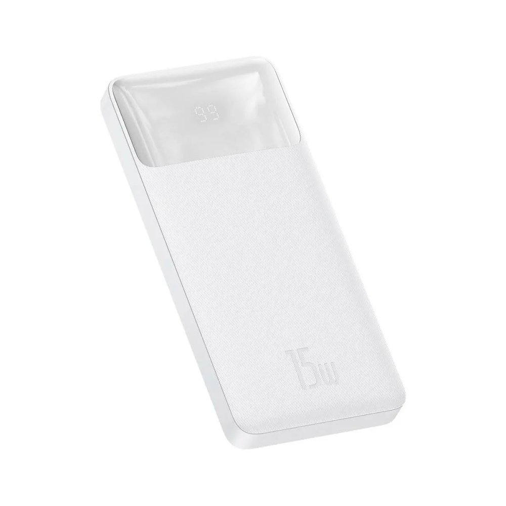 Внешний аккумулятор Baseus Bipow Digital Display Power bank 10000mAh 15W White 600007470691