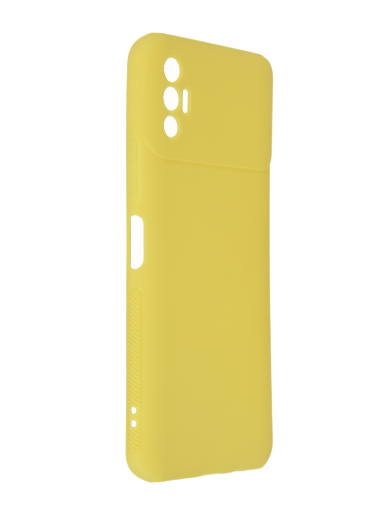 фото Чехол neypo для tecno spark 8p soft matte silicone yellow nst50615