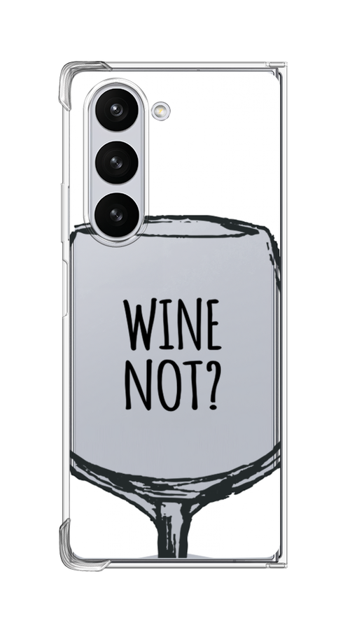 

Чехол на Samsung Galaxy Z Fold 6 "Wine not white", Белый, 2109850-1