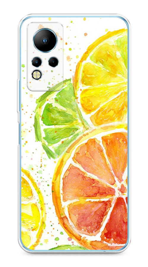 

Чехол на Infinix Note 11/12 G88 "Цитрусовые", Белый;желтый;красный;зеленый, 3100450-1