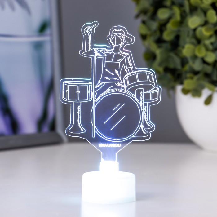 

Светильник Risalux Барабанщик LED RGB от батареек LR41